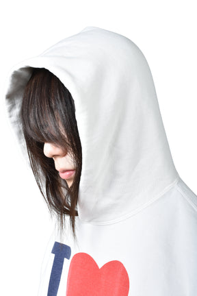 SAINT Mxxxxxx HOODIE/I LOVE SAINT / WHT