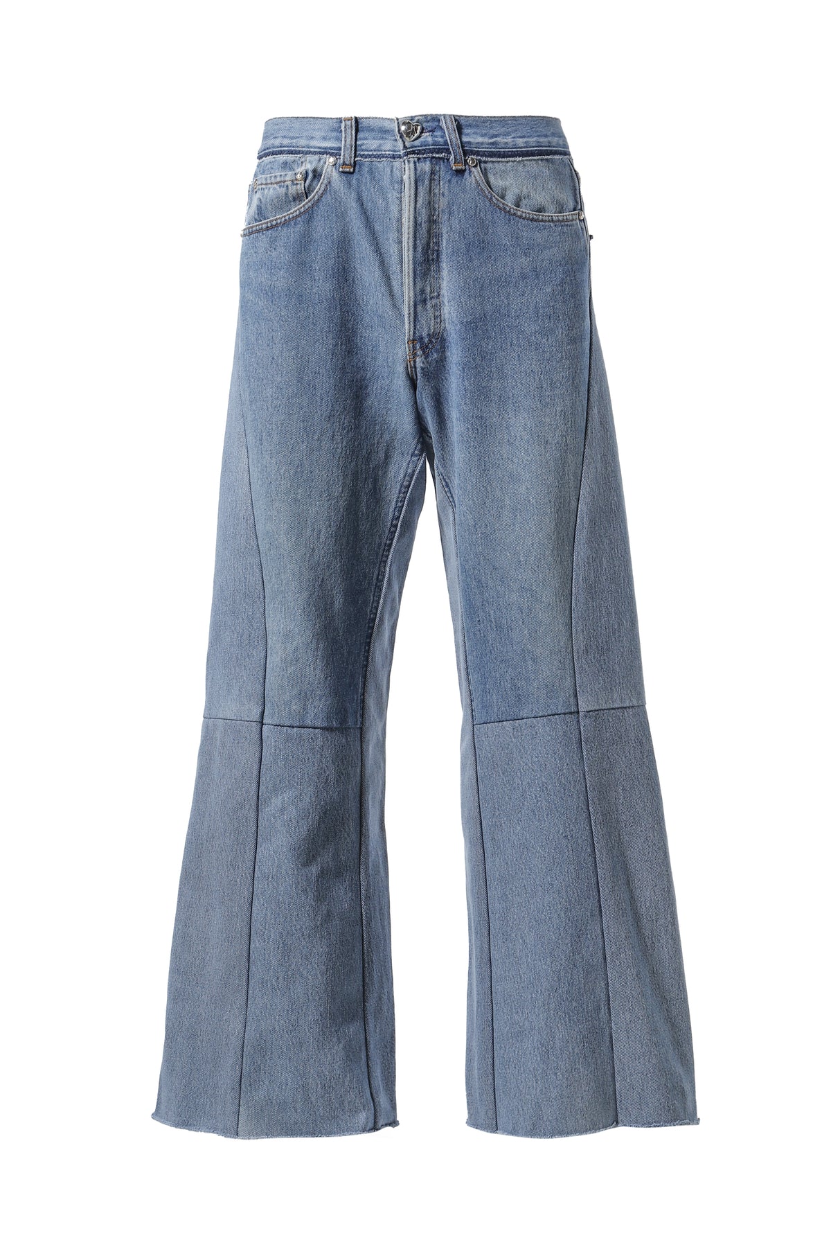 WIDE FLARE DENIM / BLU