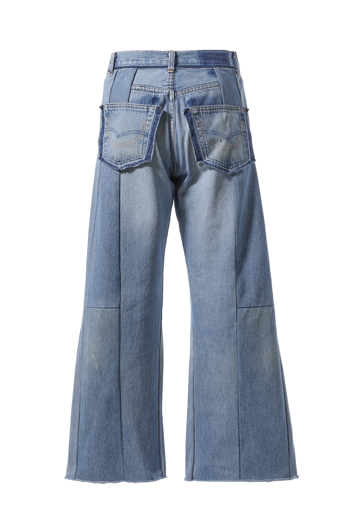 WIDE FLARE DENIM / BLU