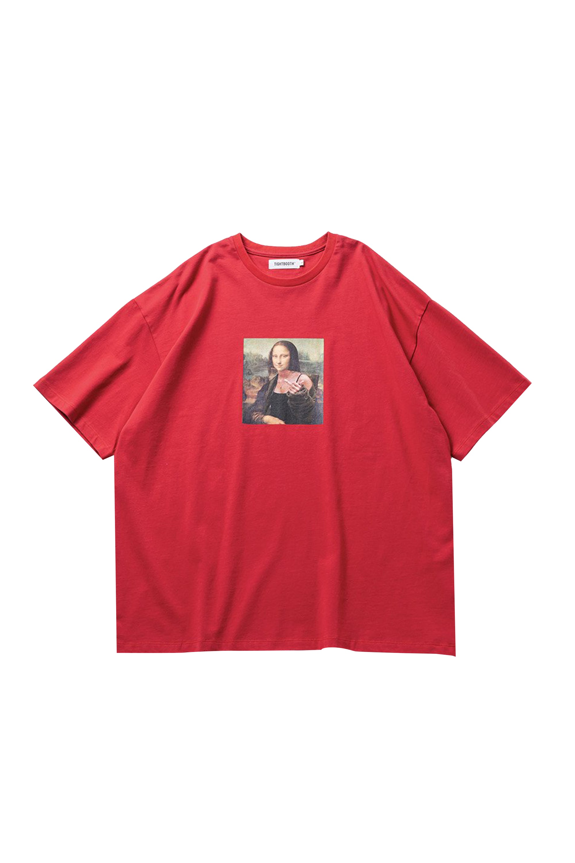 TIGHTBOOTH SS23 SIT ON IT T-SHIRT / RED -NUBIAN