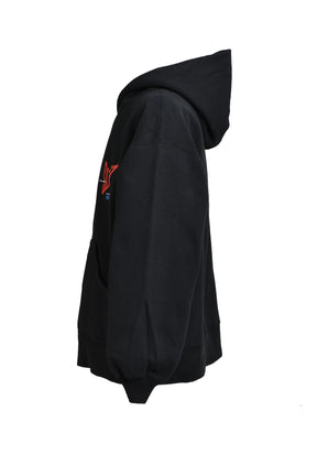 HOODIE/RIBON SAINT / BLACK