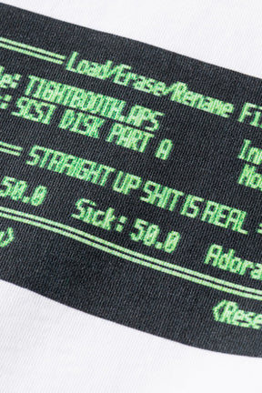 TIGHTBOOTH SS23 MPC3000 T-SHIRT / WHT -NUBIAN