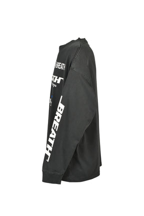 COMPANY LS TEE / BLK