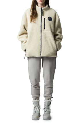 KINROSS REVERSIBLE FLEECE JACKET BLACK LABEL FUSION / TAN