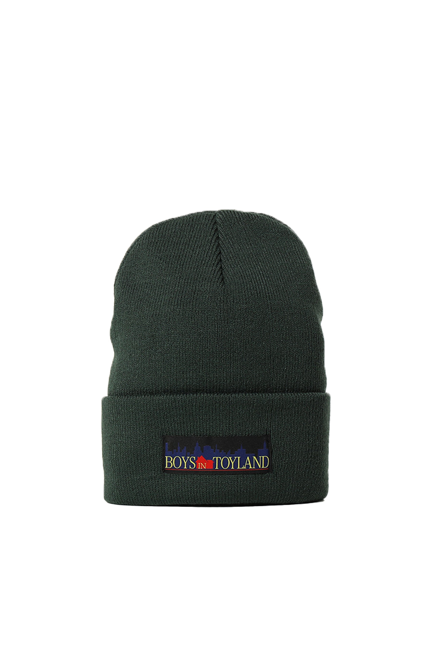 BOYS IN TOYLAND ボーイズイントイランド FW23 CITY LOGO BEANIE / GRN