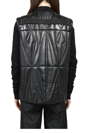 MONCLER + RICK OWENS GEOCAMO FLIGHT VEST / BLK