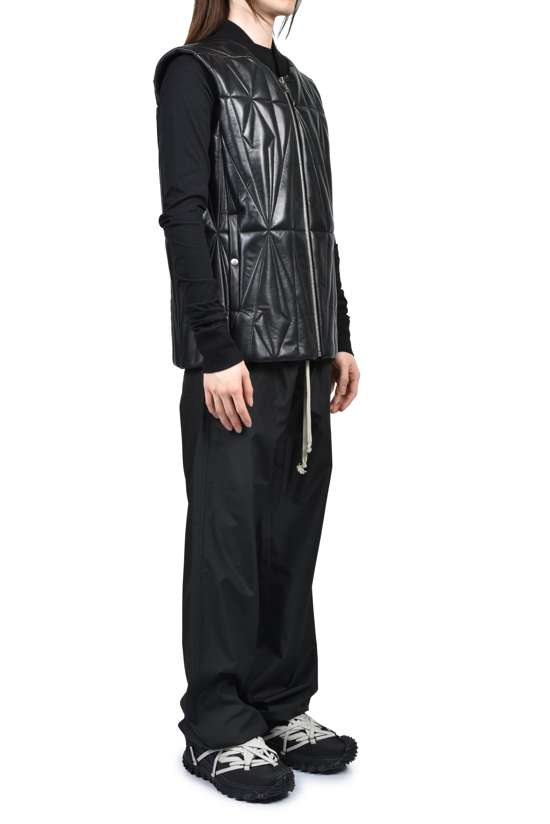 MONCLER + RICK OWENS GEOCAMO FLIGHT VEST / BLK