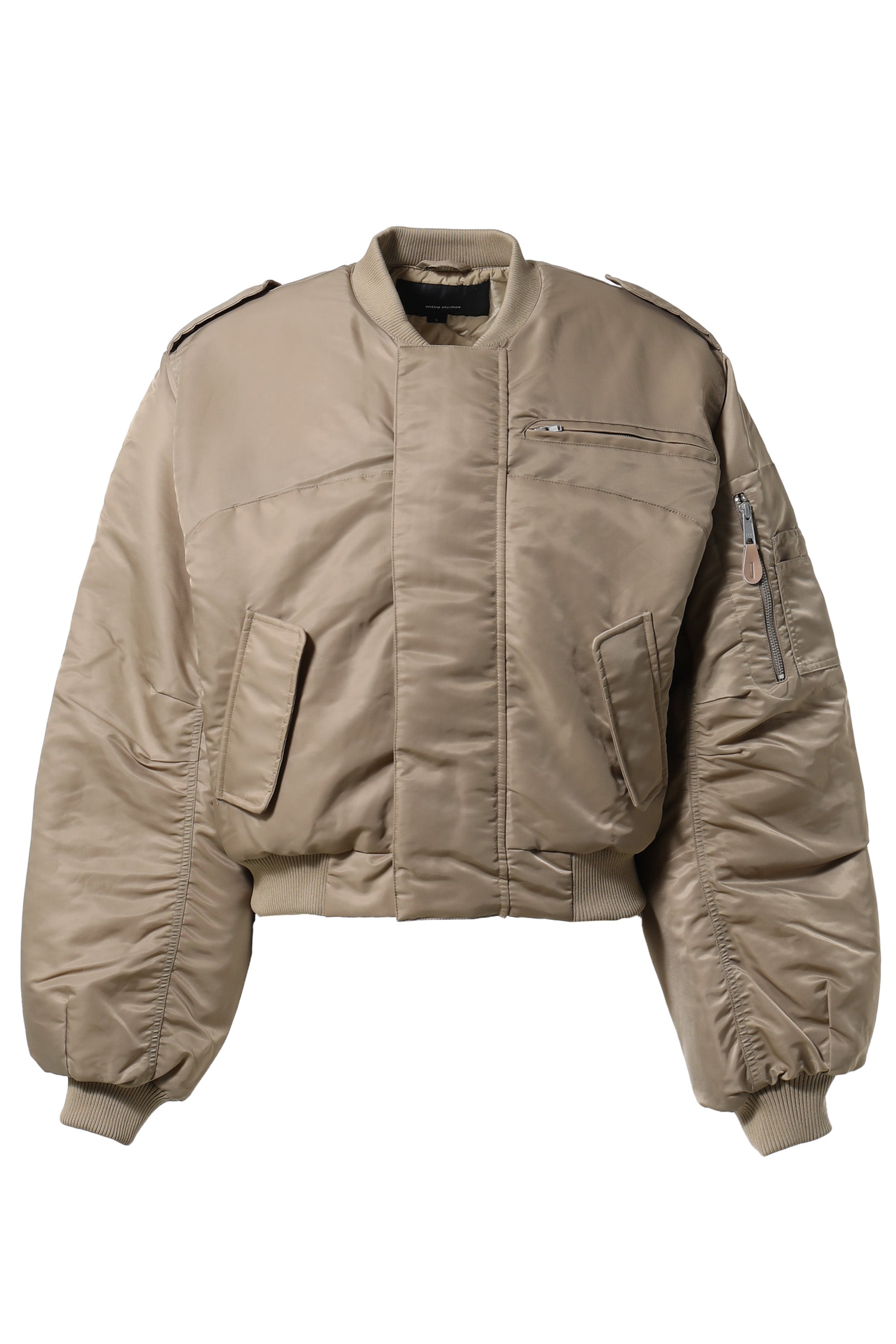 entire studios SS23 A-2 BOMBER / CAMEL -NUBIAN