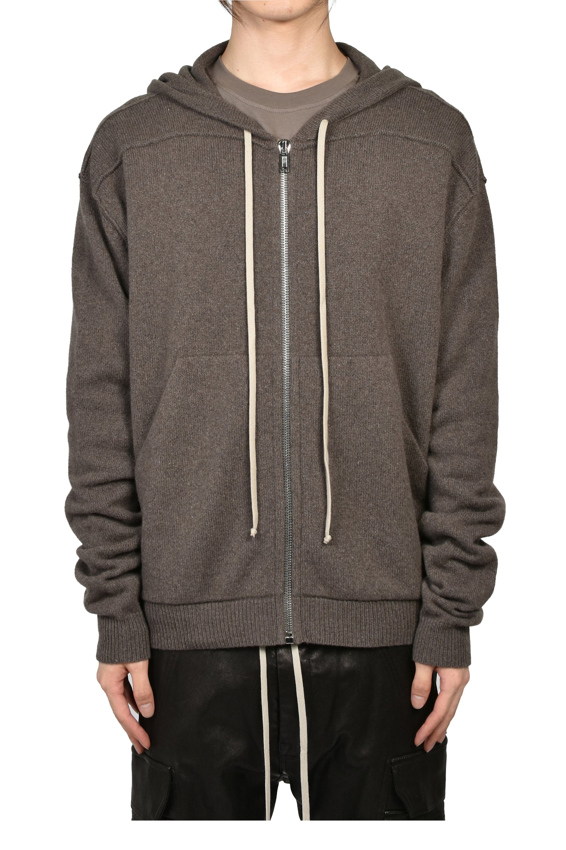 ZIPPED HOODIE / DUST