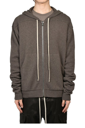 ZIPPED HOODIE / DUST
