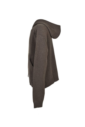 ZIPPED HOODIE / DUST