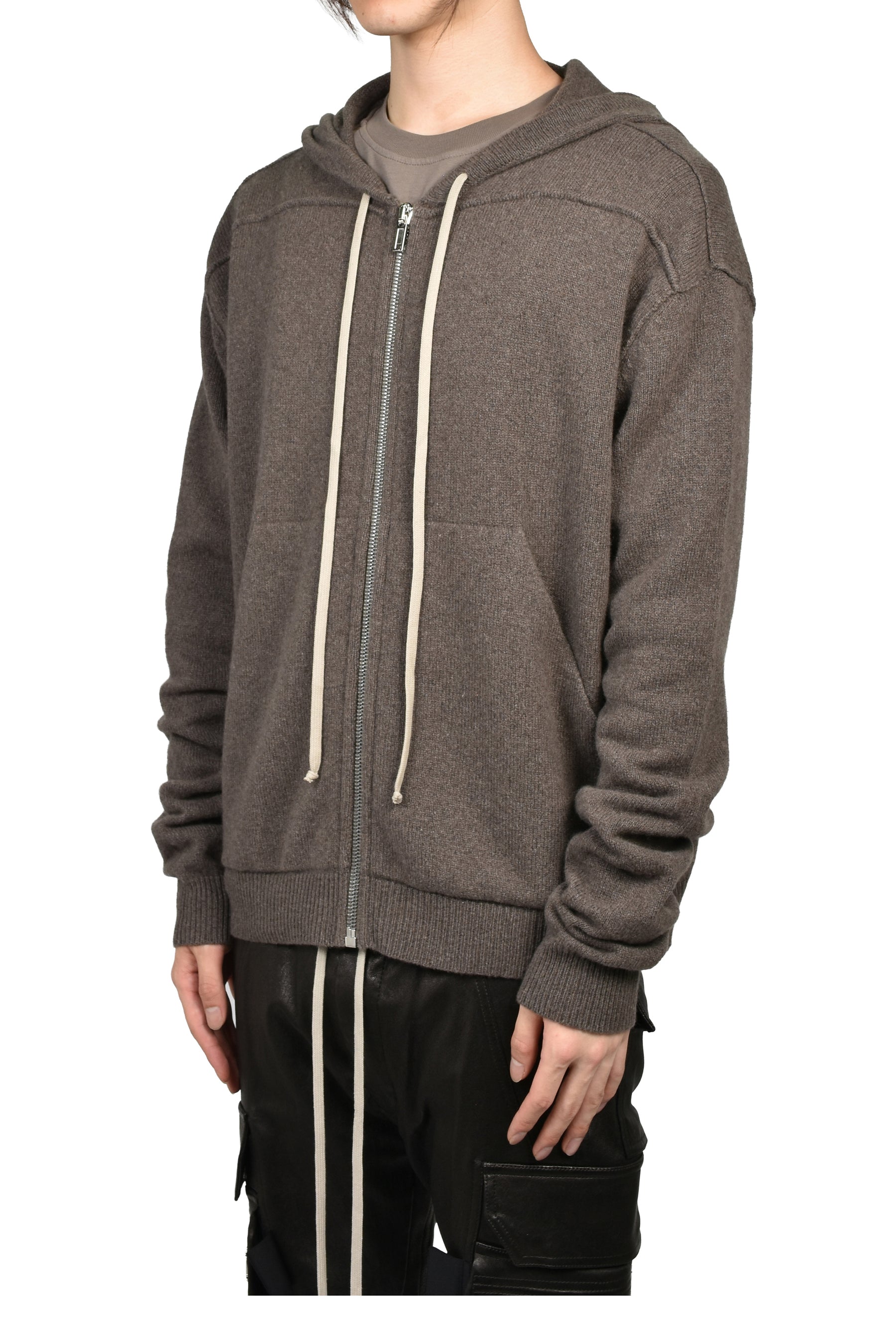 ZIPPED HOODIE / DUST