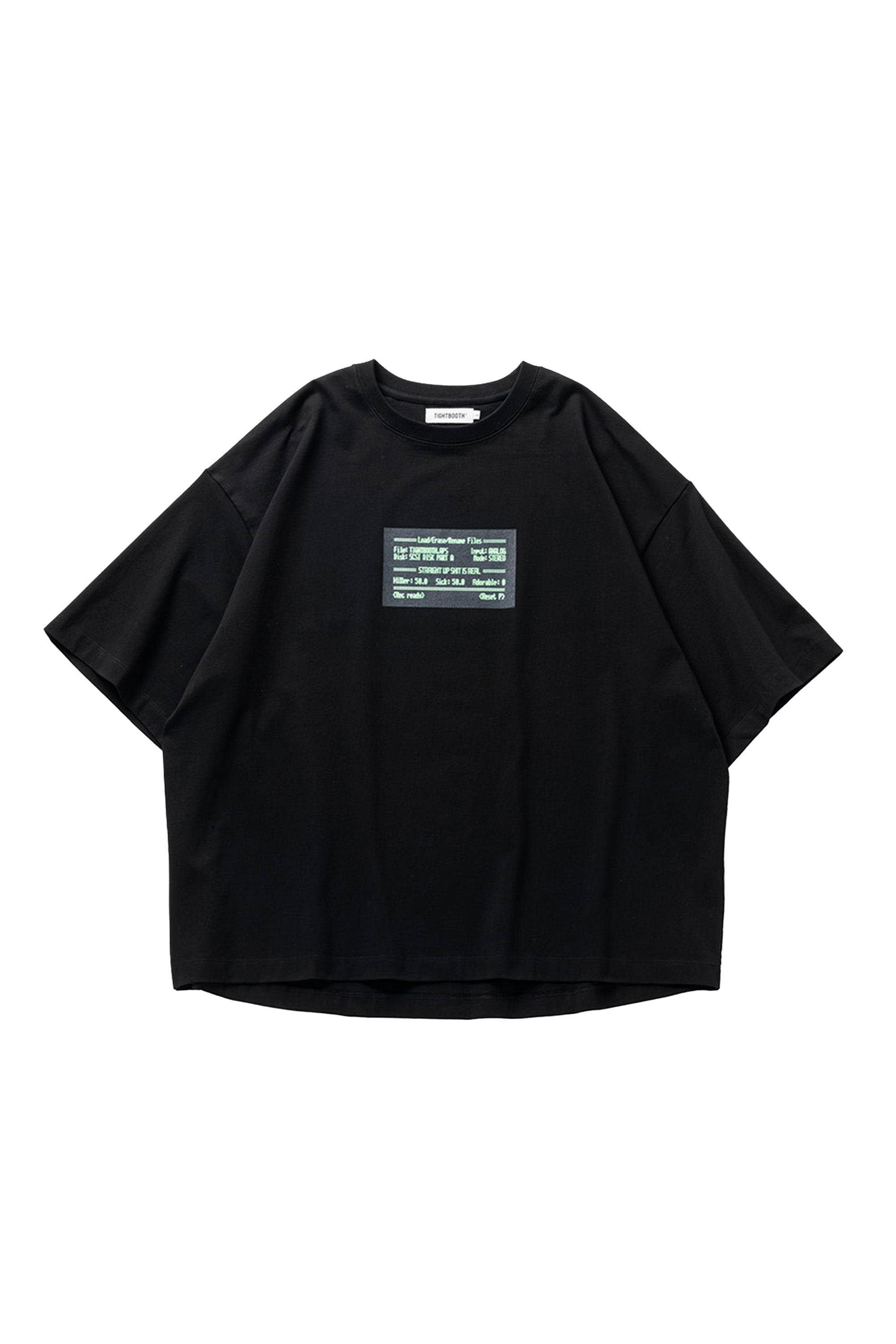 TIGHTBOOTH SS23 MPC3000 T-SHIRT / BLK -NUBIAN