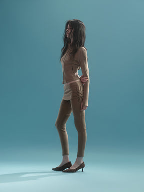 STARFISH PATCH BIKER JACKET / SAND