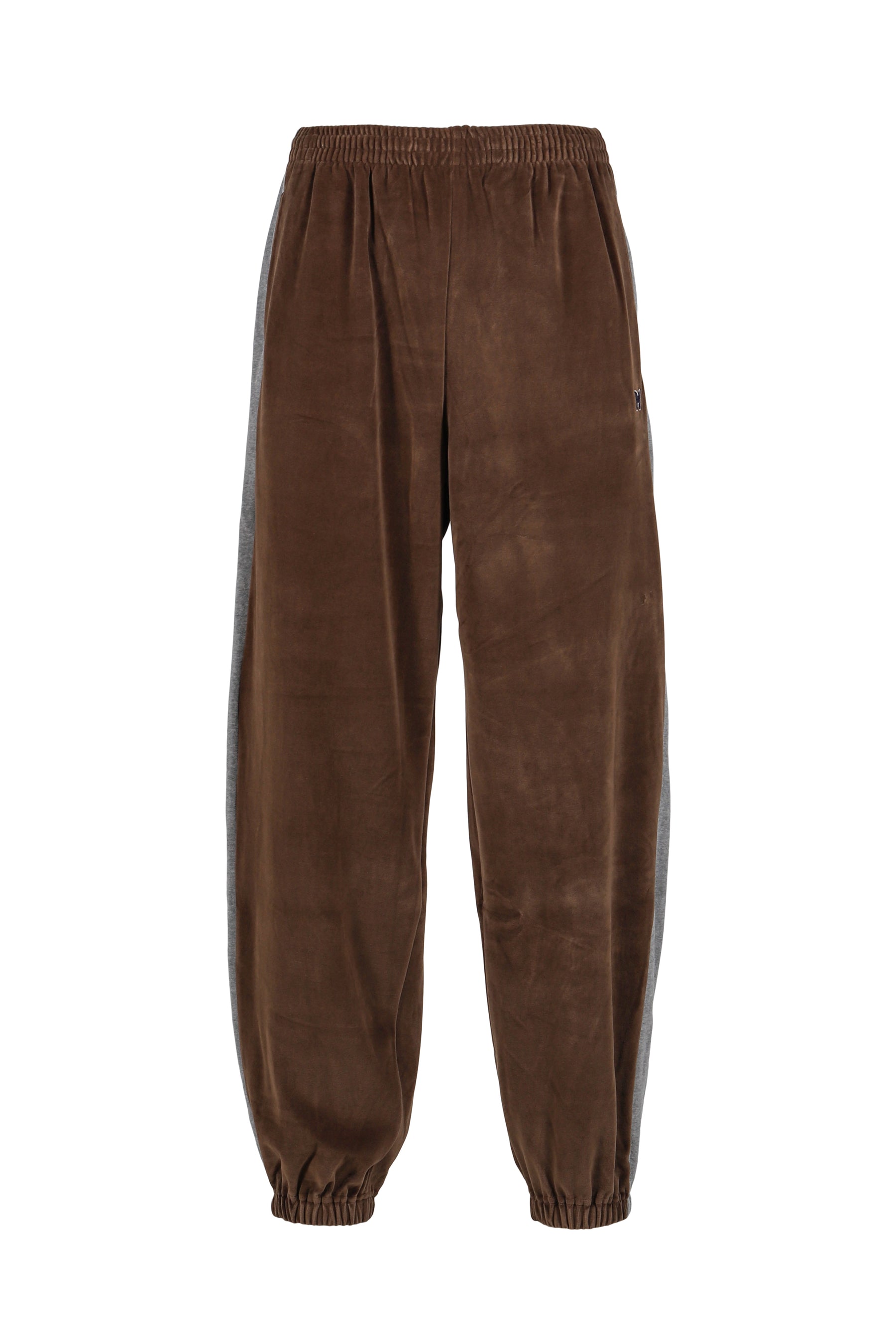SIDE LINE SWEAT PANT - C/PE VELOUR / BRW