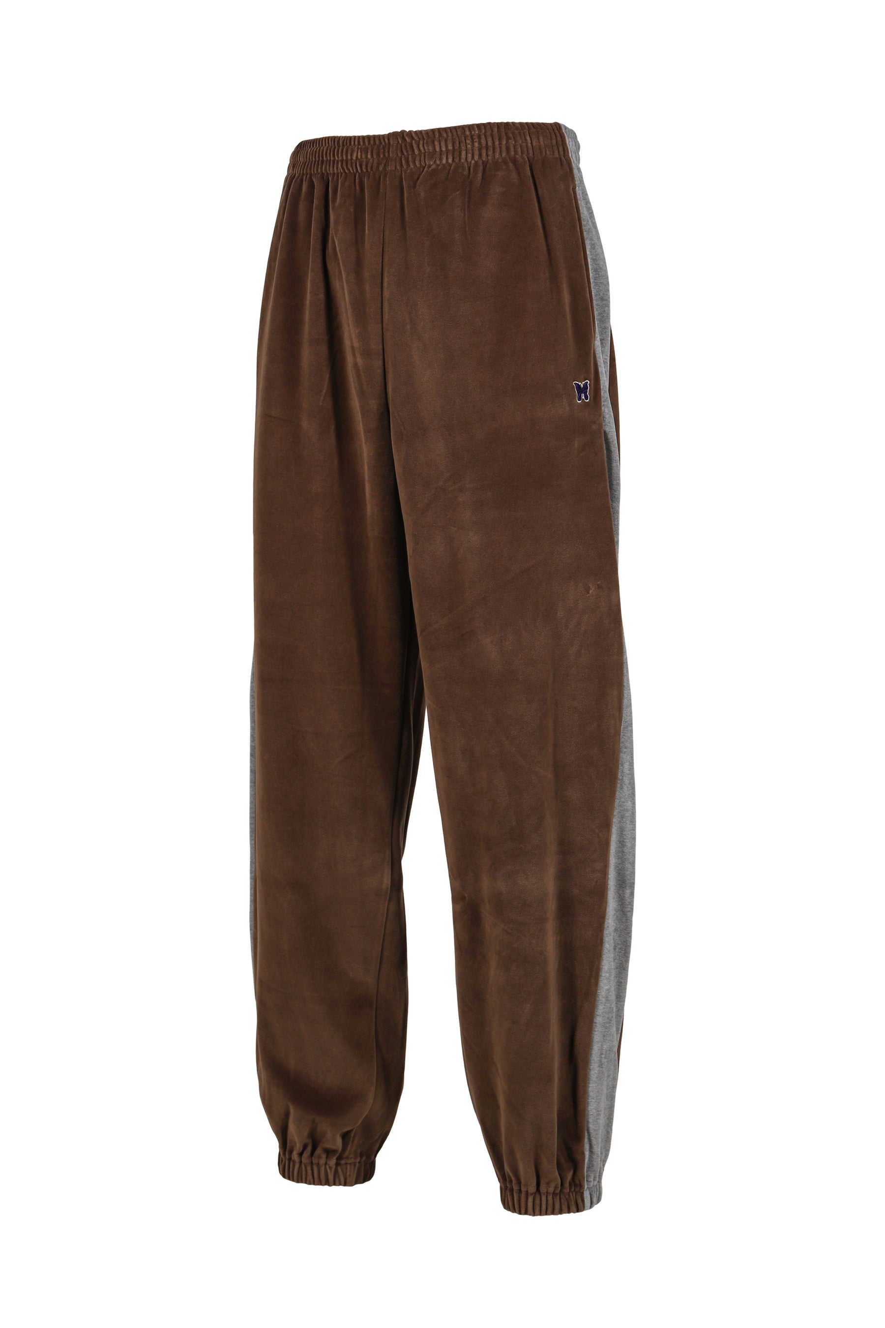 SIDE LINE SWEAT PANT - C/PE VELOUR / BRW