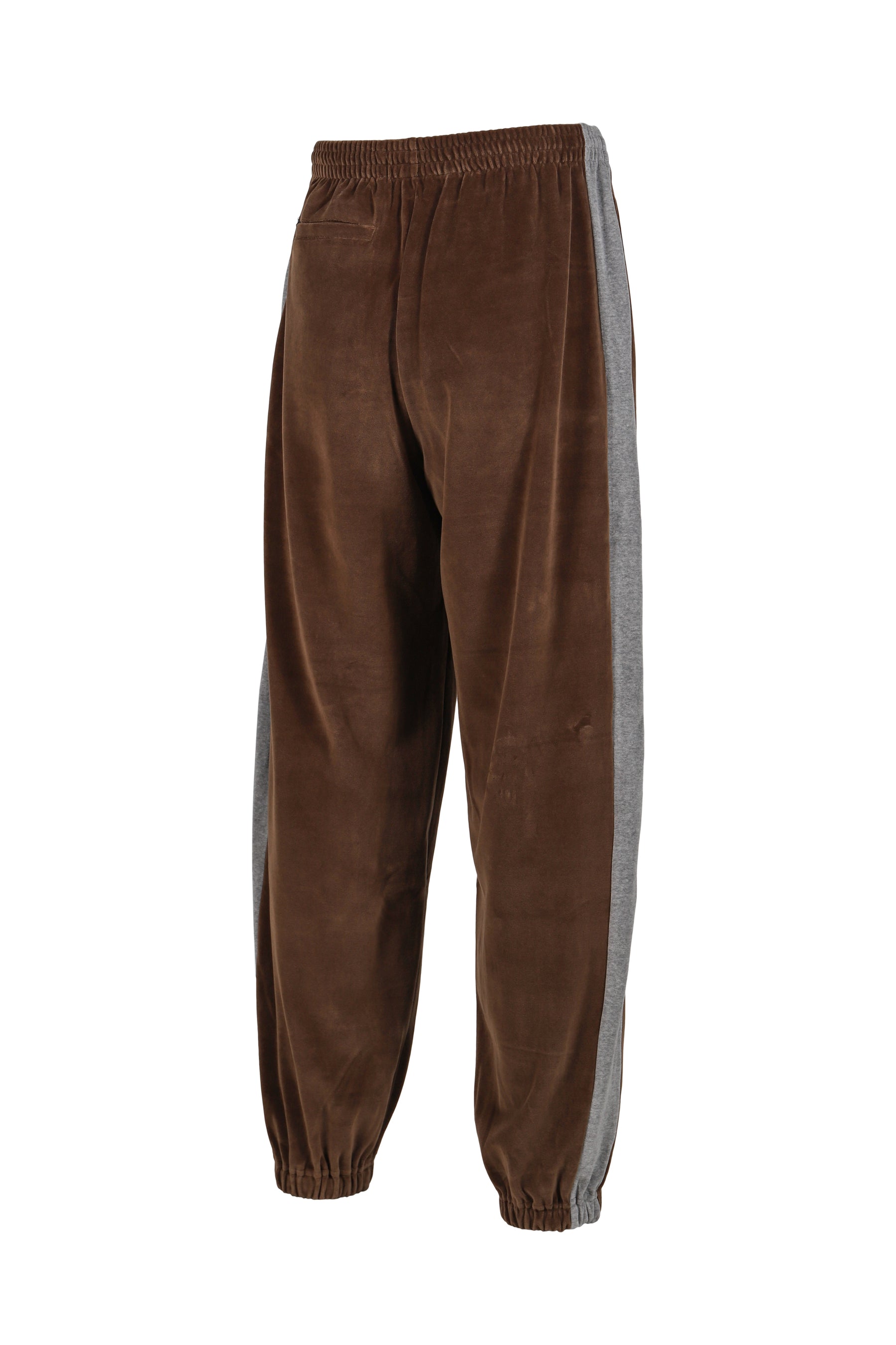 SIDE LINE SWEAT PANT - C/PE VELOUR / BRW