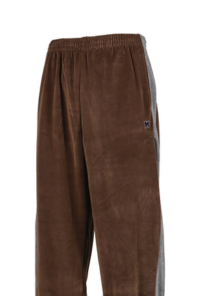 SIDE LINE SWEAT PANT - C/PE VELOUR / BRW