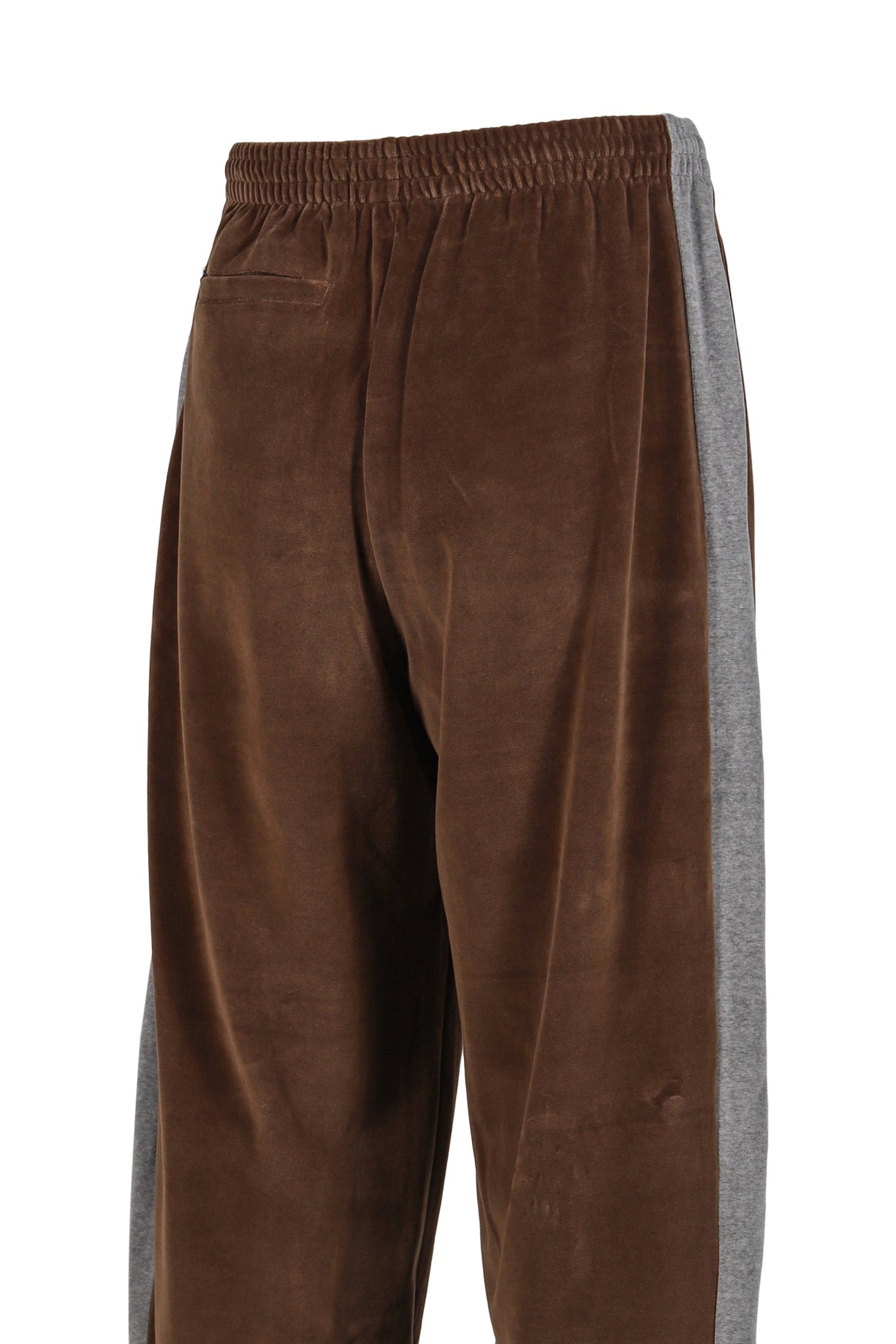 SIDE LINE SWEAT PANT - C/PE VELOUR / BRW