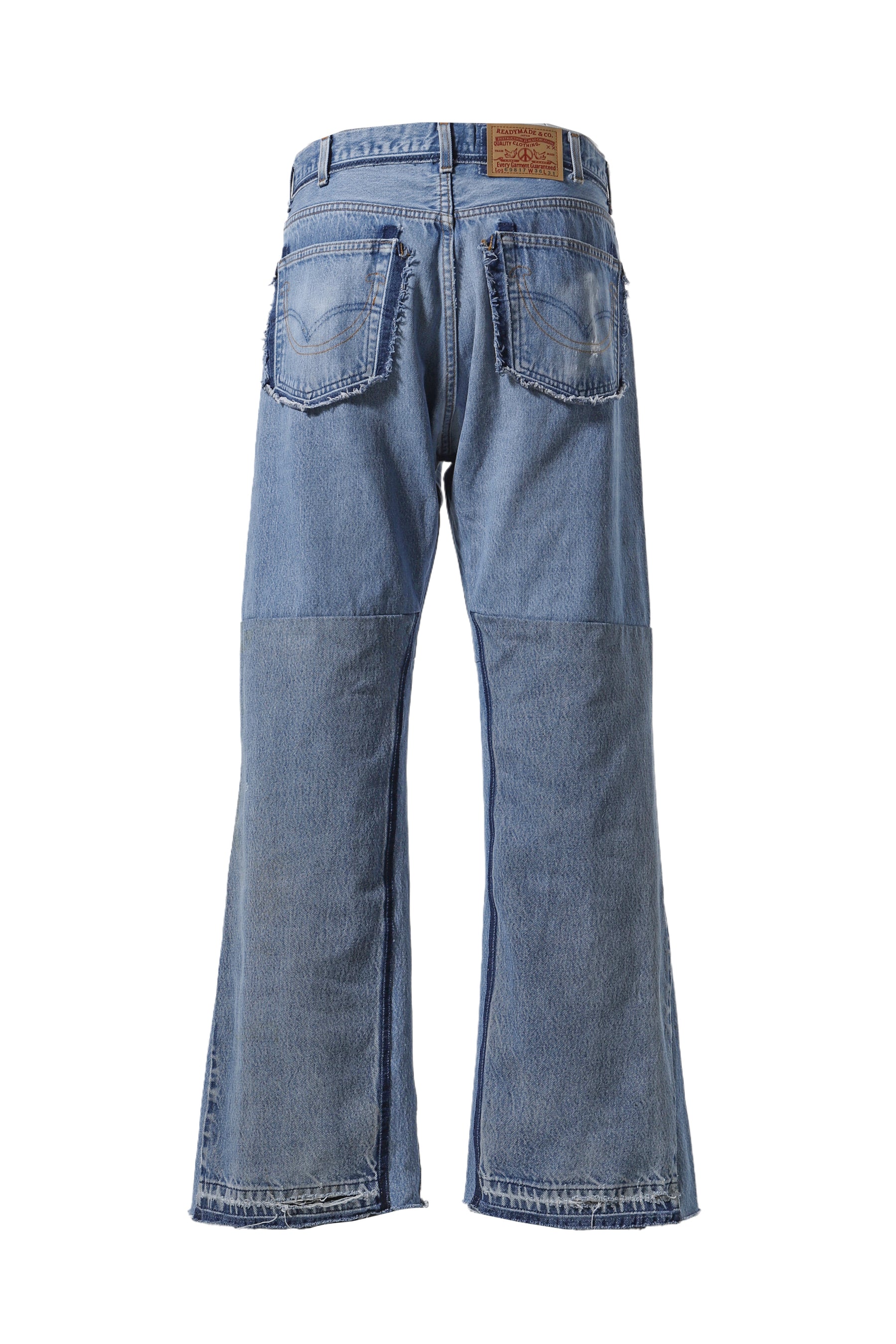 WIDE FLARE DENIM / BLU