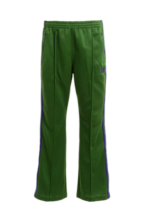 BOOT-CUT TRACK PANT - POLY SMOOTH / IVY GRN