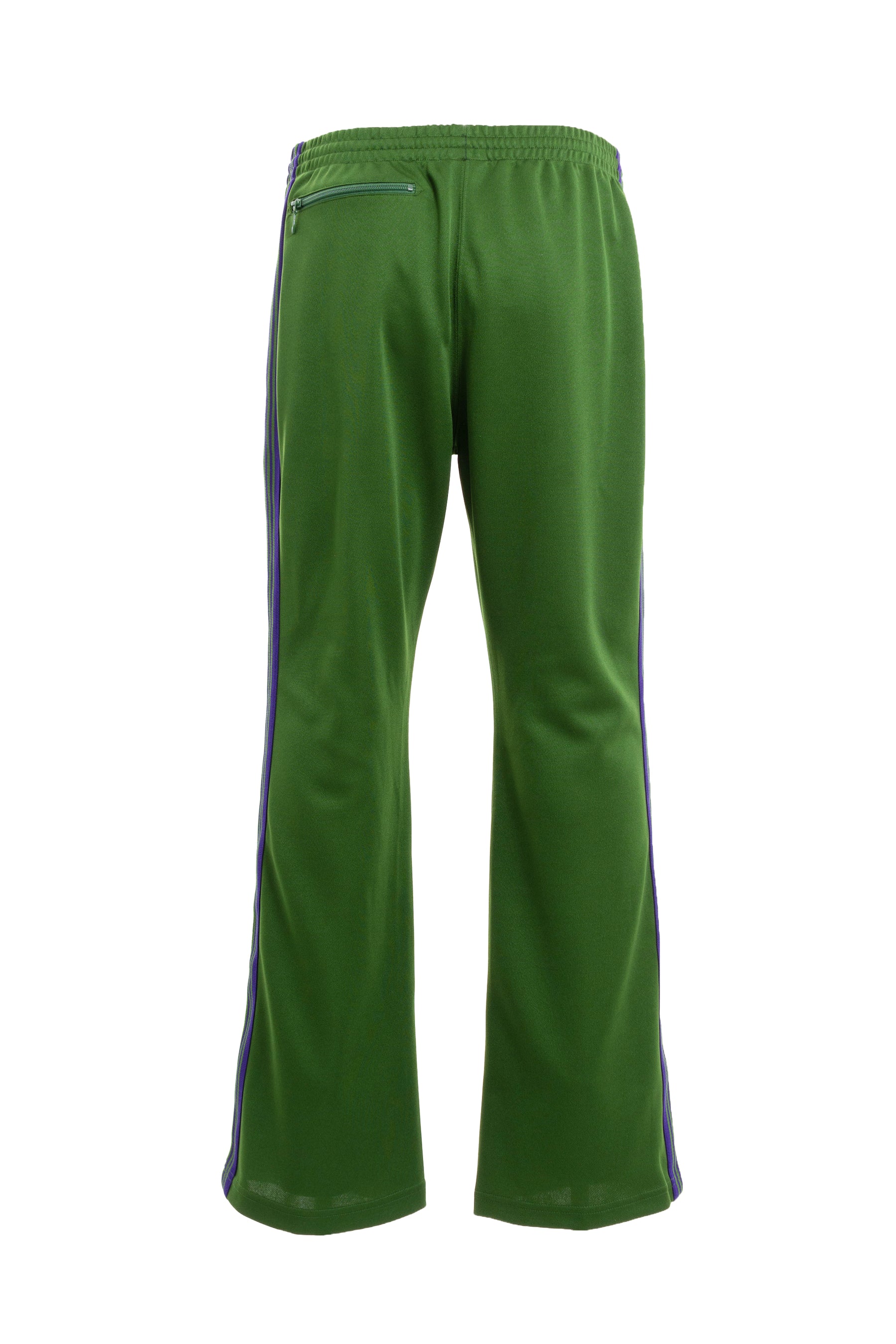 Needles FW23 BOOT-CUT TRACK PANT - POLY SMOOTH / IVY GRN -NUBIAN