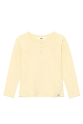 3/4 BUTTON FLY TEE / BUTTER YEL