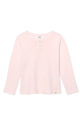 3/4 BUTTON FLY TEE / TRAWBERRY PNK