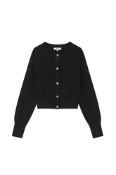 G CLASSIC WOOL CARDIGAN / BLK 