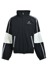 CREST LOGO WARM UP JACKET / BLK 
