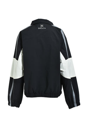 CREST LOGO WARM UP JACKET / BLK 