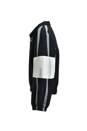 CREST LOGO WARM UP JACKET / BLK 