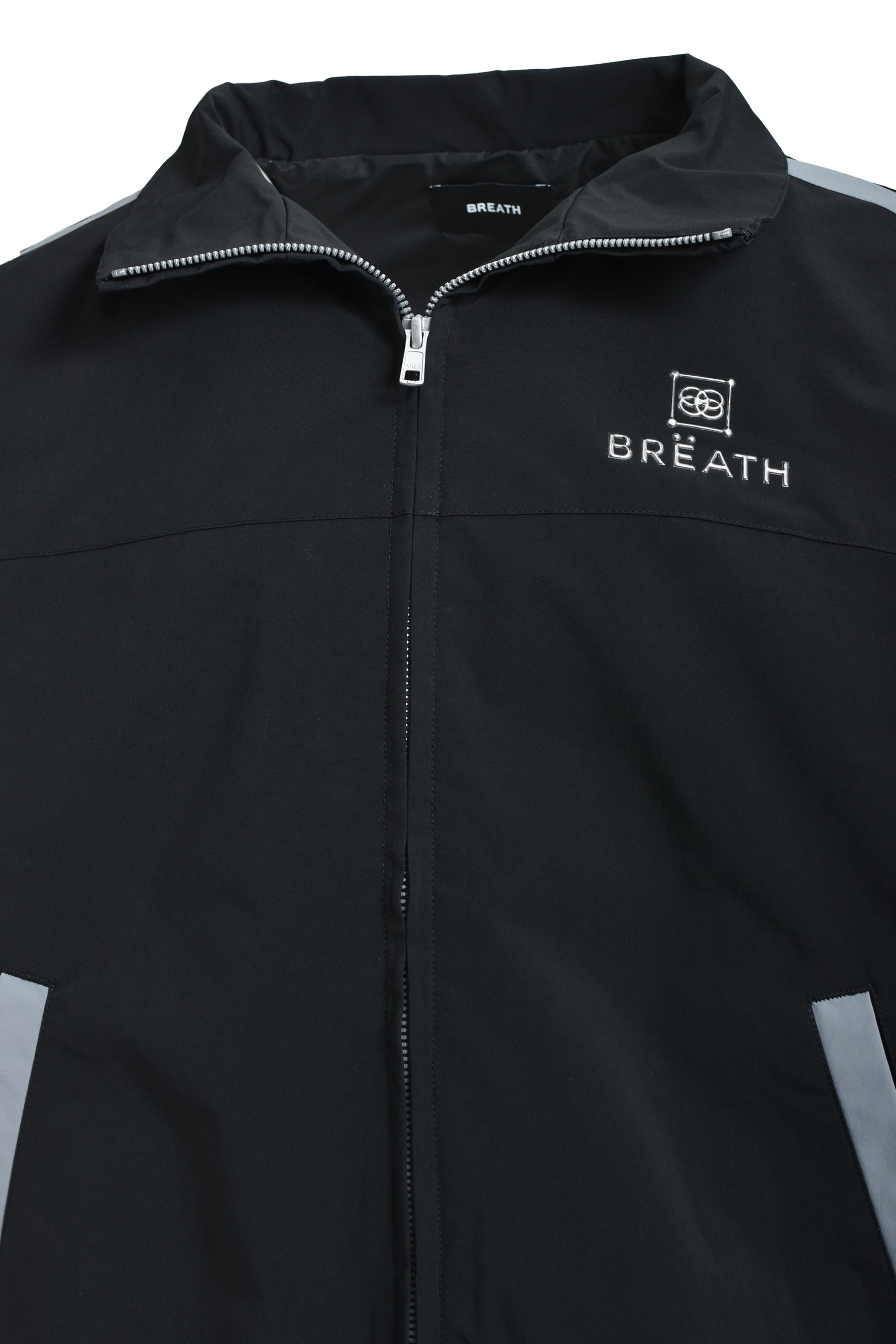 CREST LOGO WARM UP JACKET / BLK 