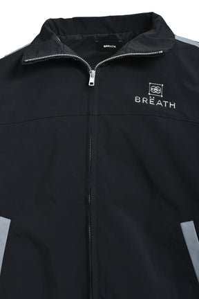 CREST LOGO WARM UP JACKET / BLK 