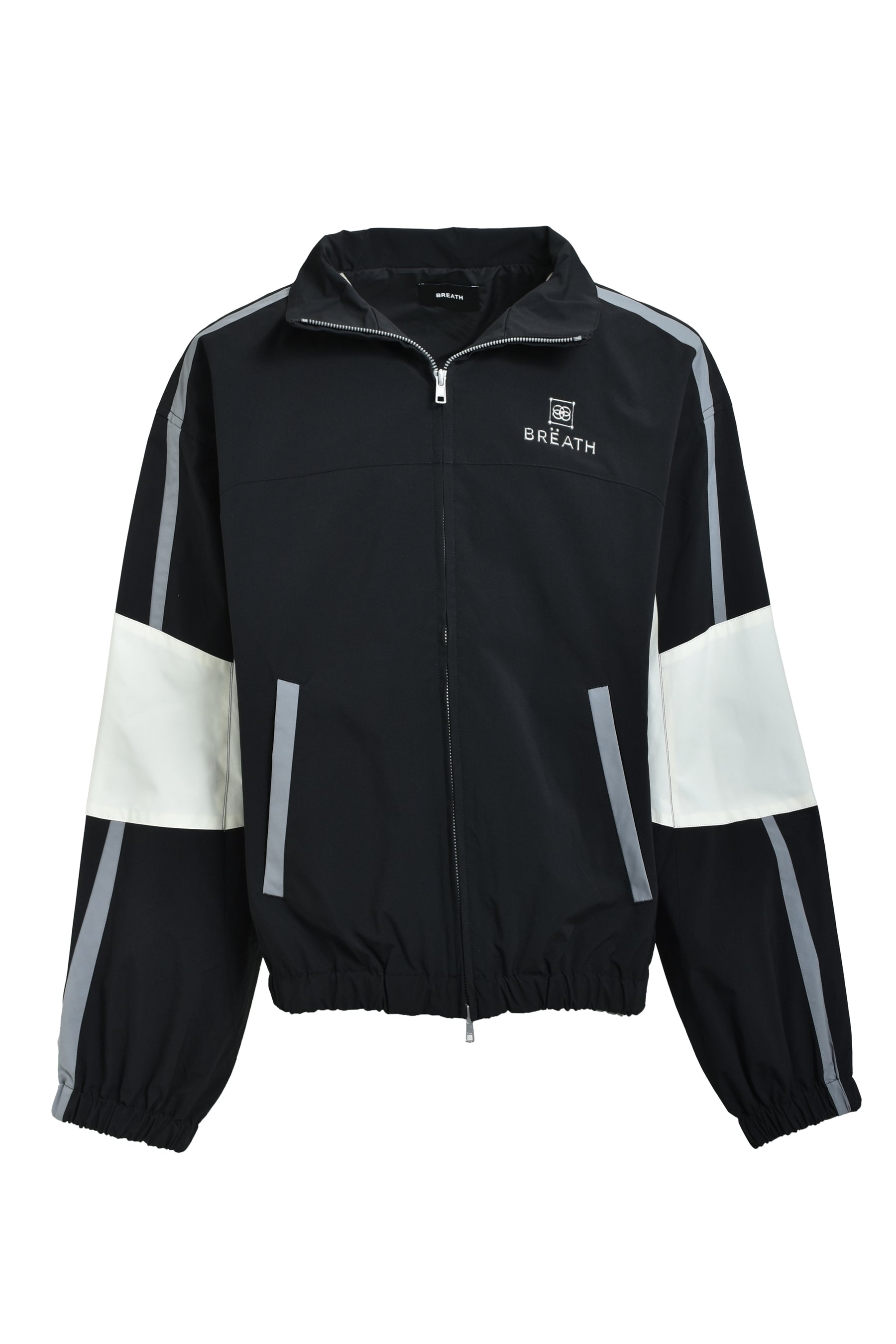 CREST LOGO WARM UP JACKET / BLK 