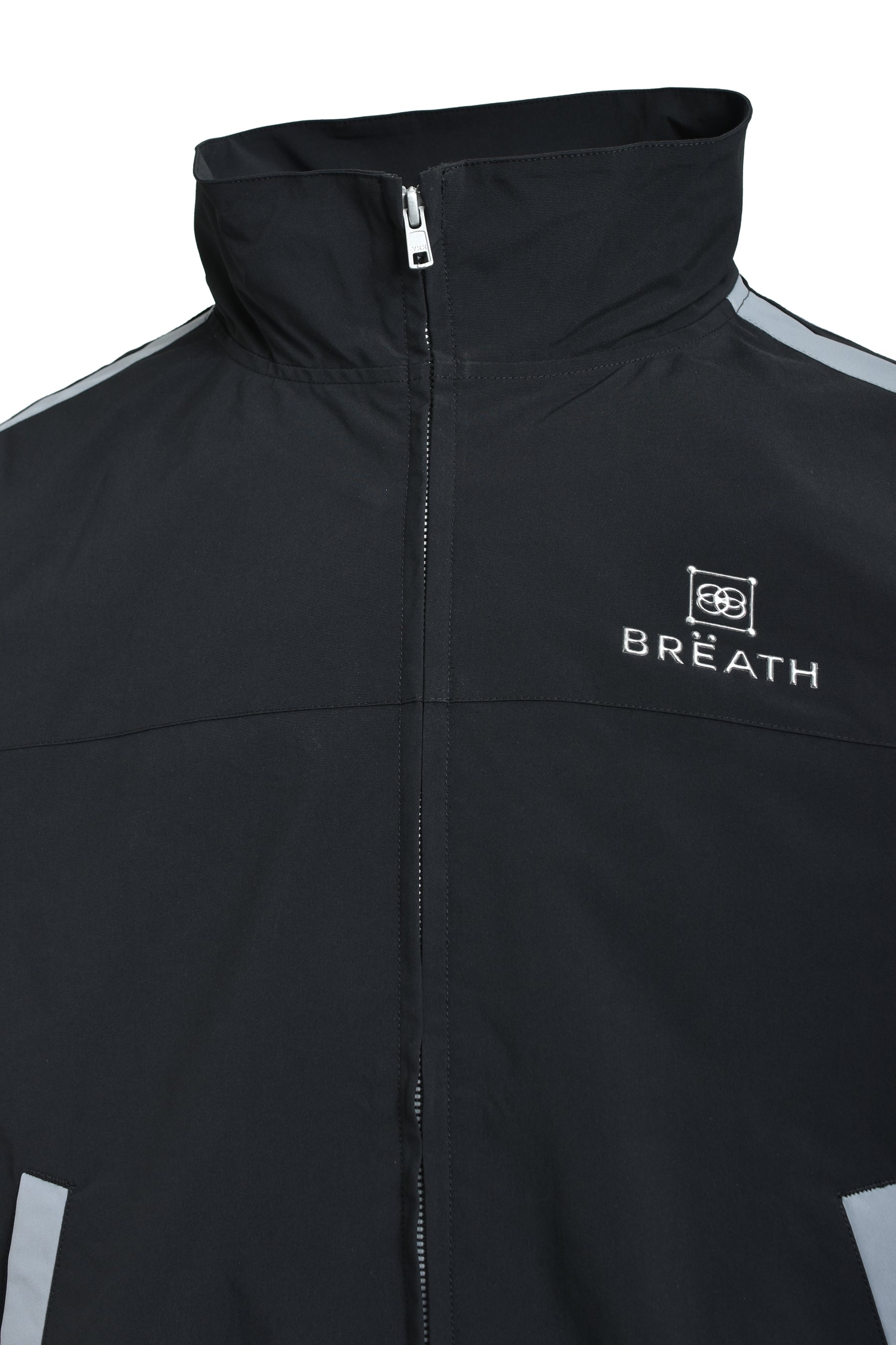 CREST LOGO WARM UP JACKET / BLK 