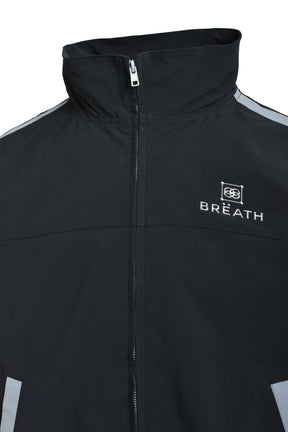 CREST LOGO WARM UP JACKET / BLK 