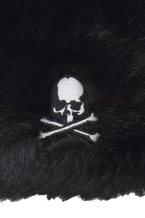 FAUX FUR TRAPPER / BLK