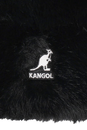 FAUX FUR TRAPPER / BLK