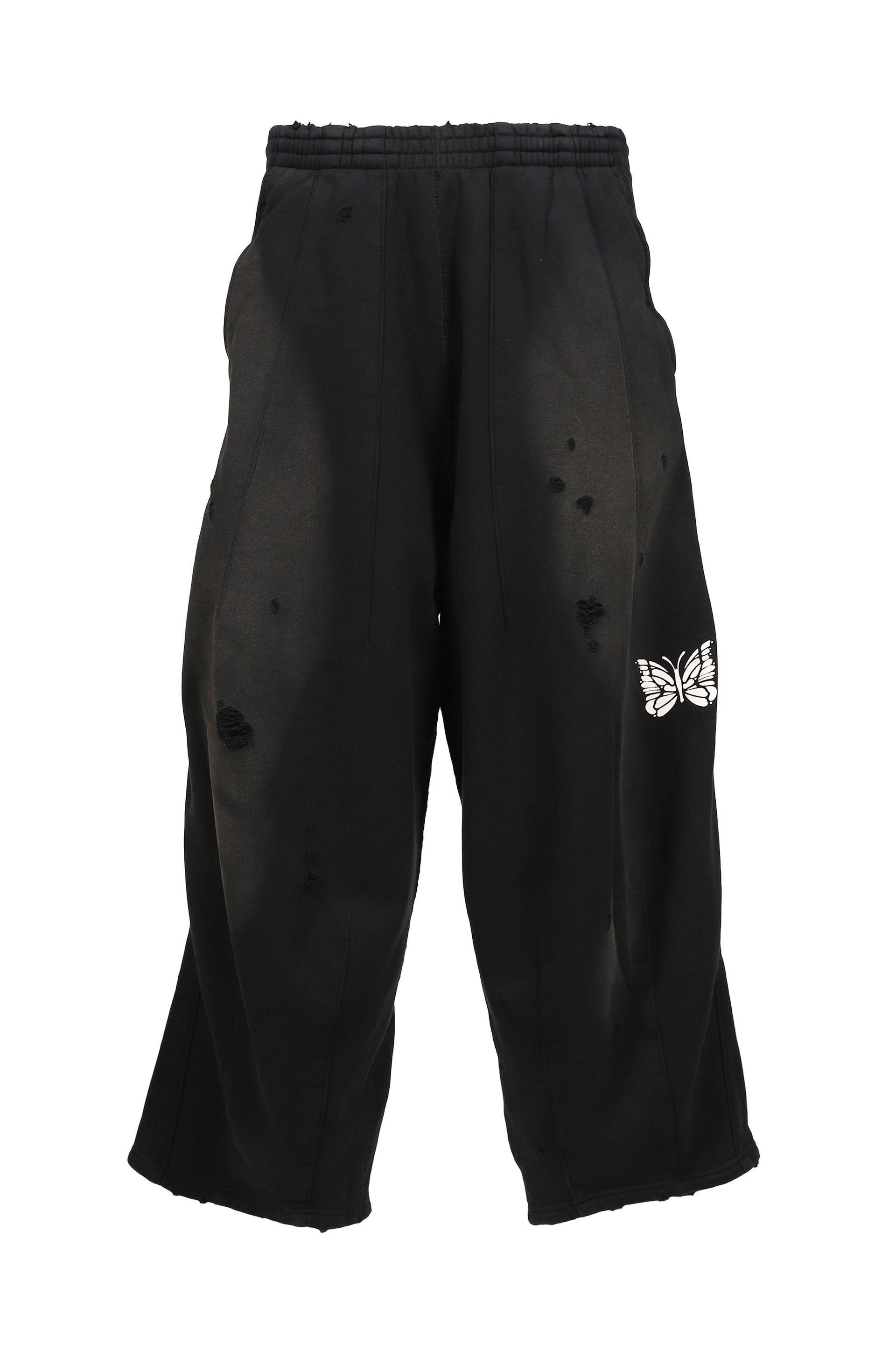 DECONSTRUCTED H.D. SWEAT PANT / BLK