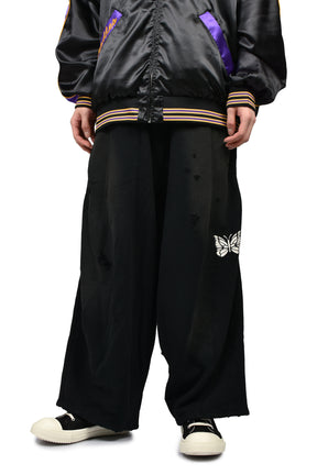 Needles ニードルス SS26 DECONSTRUCTED H.D. SWEAT PANT / BLK Needles ニードルス SS26 DECONSTRUCTED H.D. SWEAT PANT / BLK