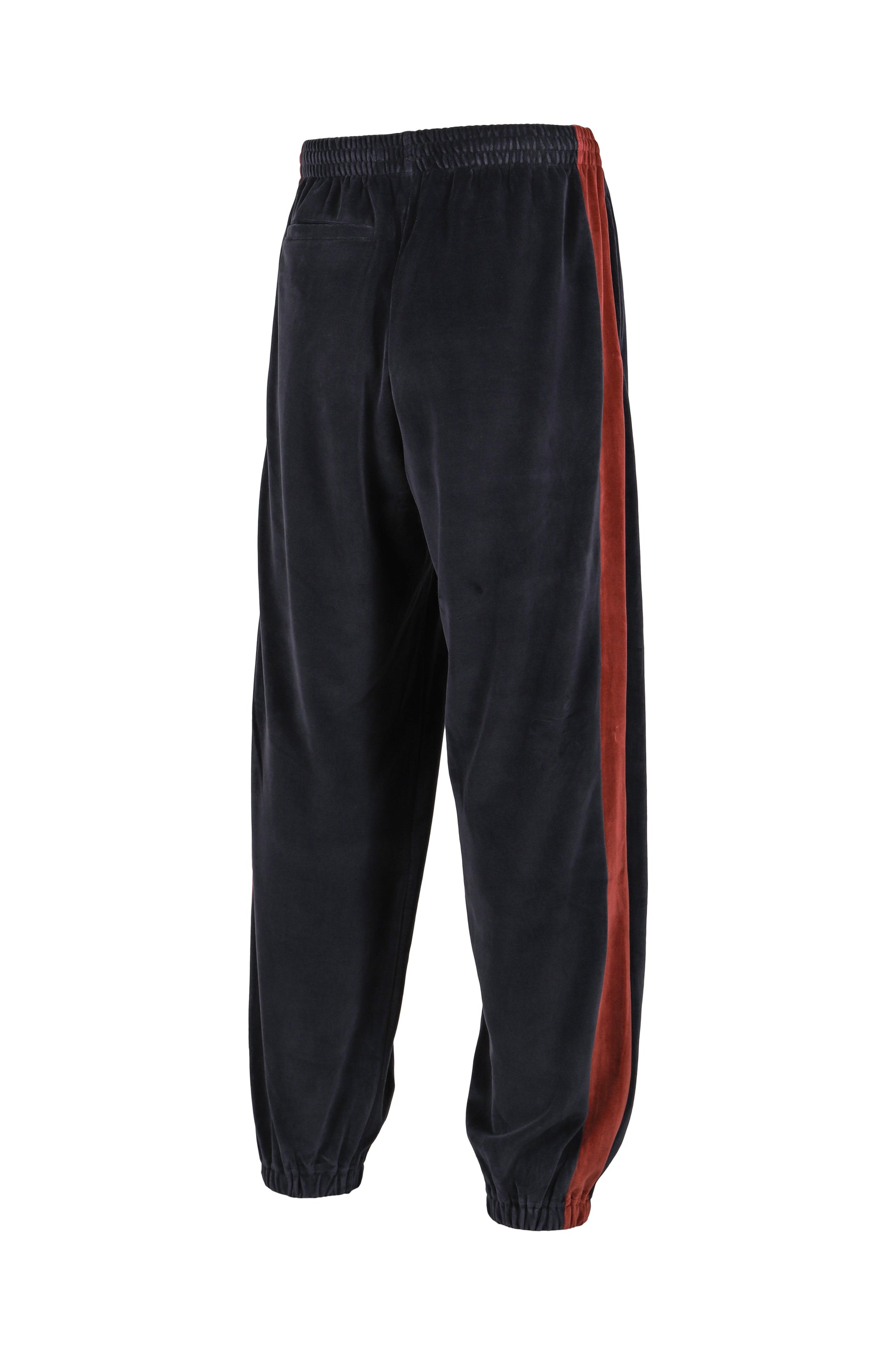 SIDE LINE SWEAT PANT - C/PE VELOUR / NVY