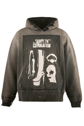 HOODIE/SAINT CELEBRATION / BLK 