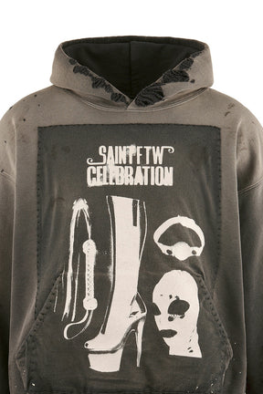 HOODIE/SAINT CELEBRATION / BLK 