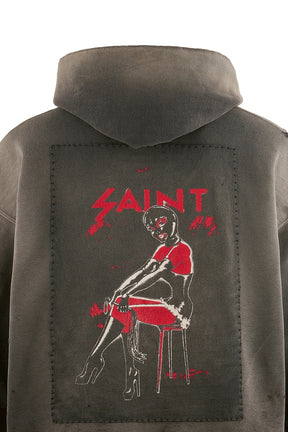 HOODIE/SAINT CELEBRATION / BLK 