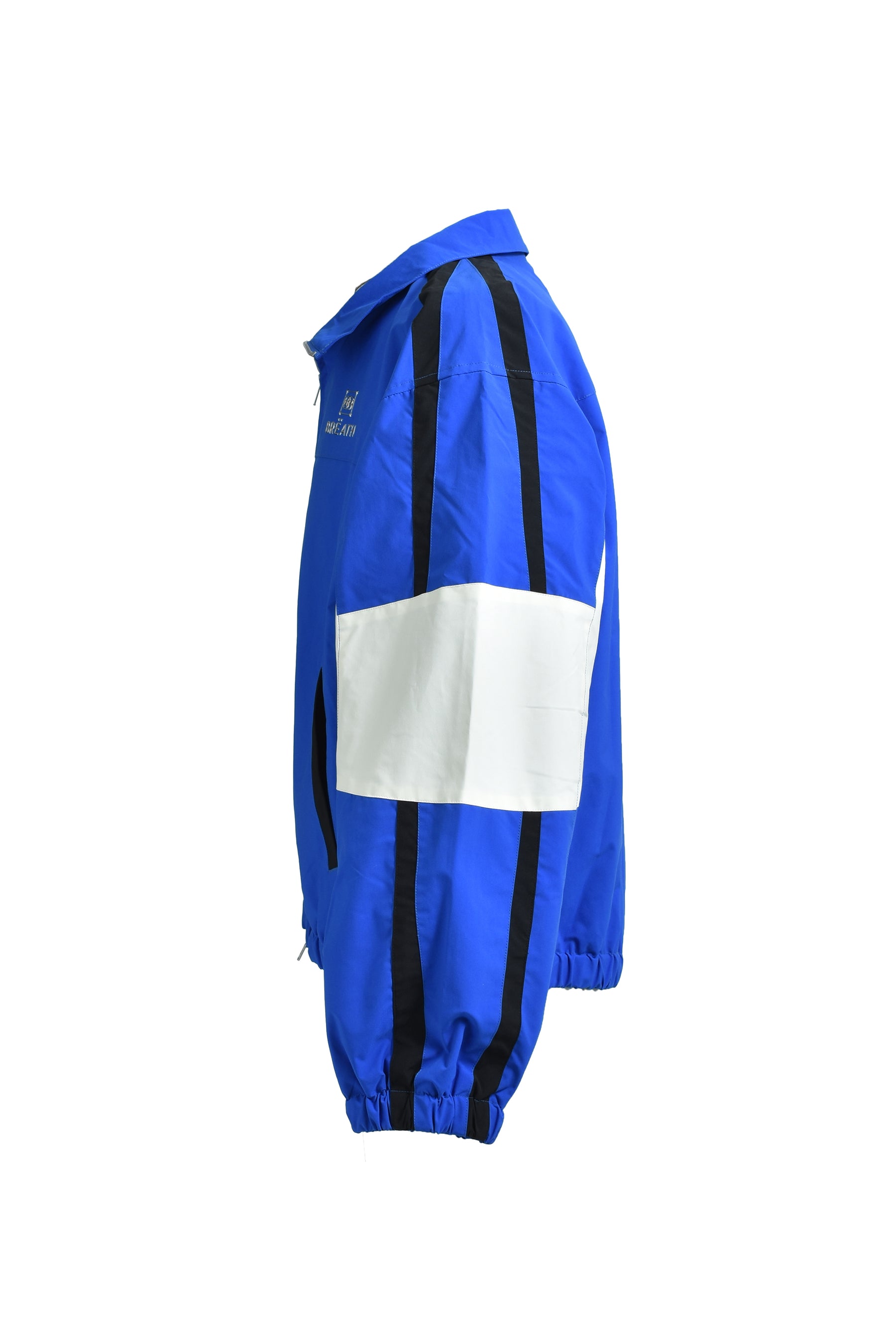 CREST LOGO WARM UP JACKET / BLU