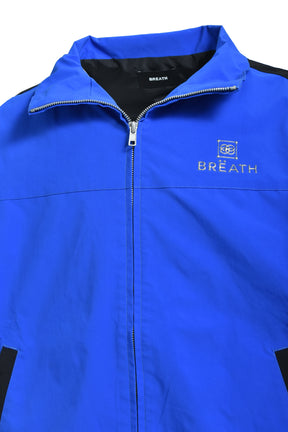 CREST LOGO WARM UP JACKET / BLU
