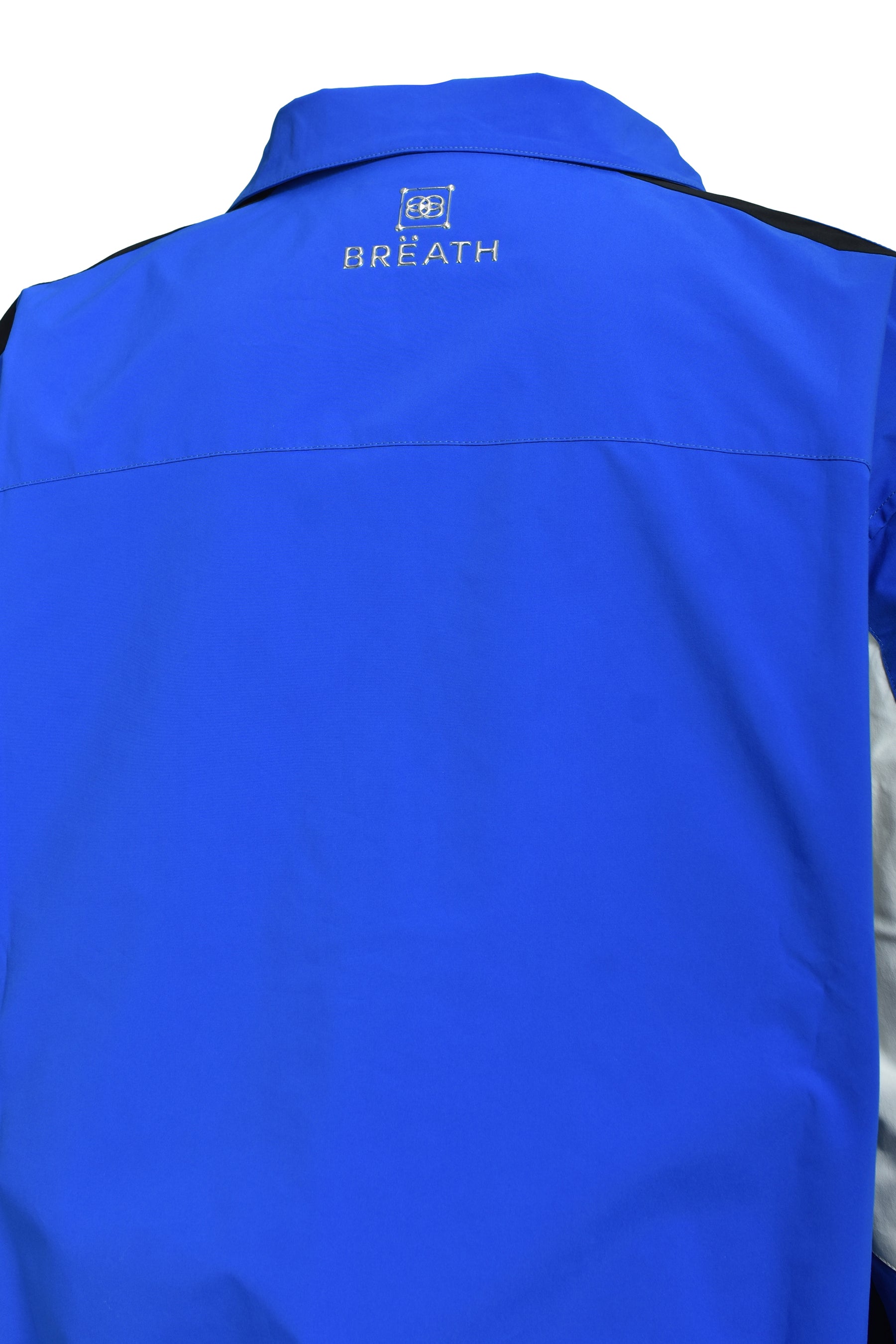 CREST LOGO WARM UP JACKET / BLU