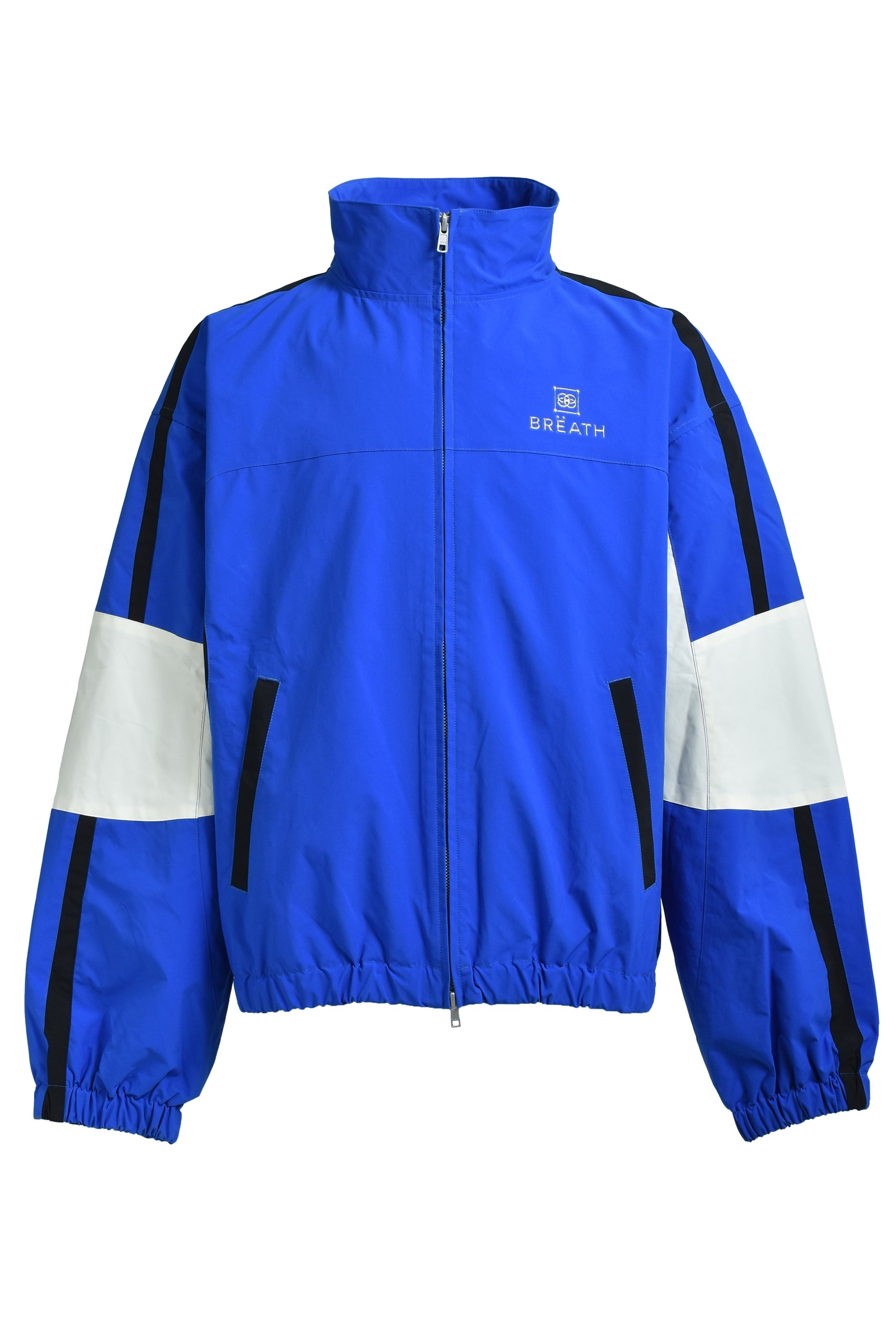 CREST LOGO WARM UP JACKET / BLU