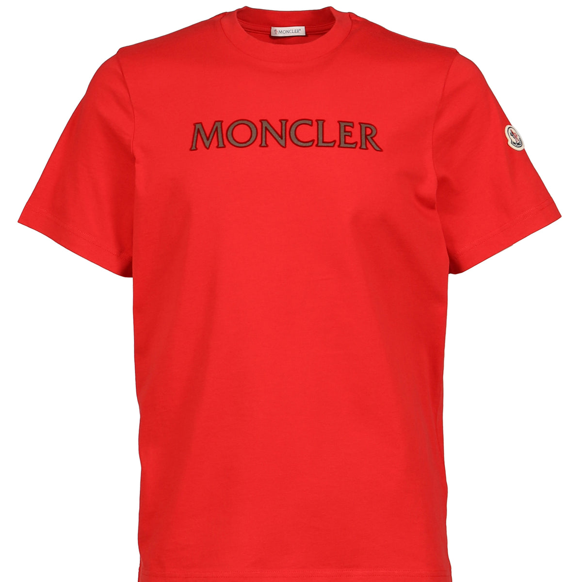 MONCLER Short Sleeve T-SHIRT / RED - NUBIAN